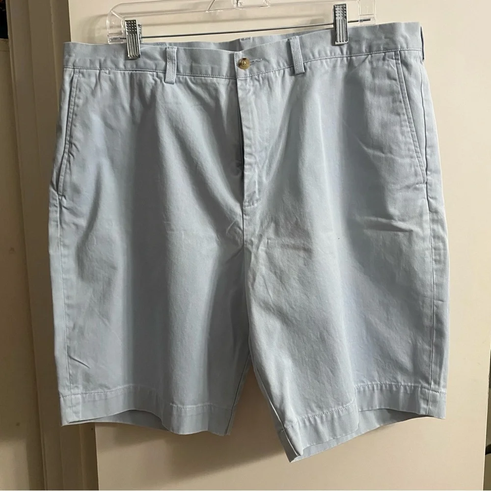 Polo Ralph Lauren Classic‎ Fit Sky Blue Flat Front Shorts Men’s Size 38